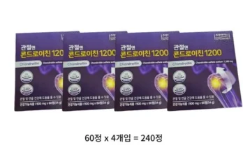 가성비 관절엔 콘드로이친 1200 1개월분 기념일