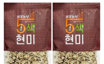 추천 중벼꽃농부 오색현미 500g X 21봉 필수